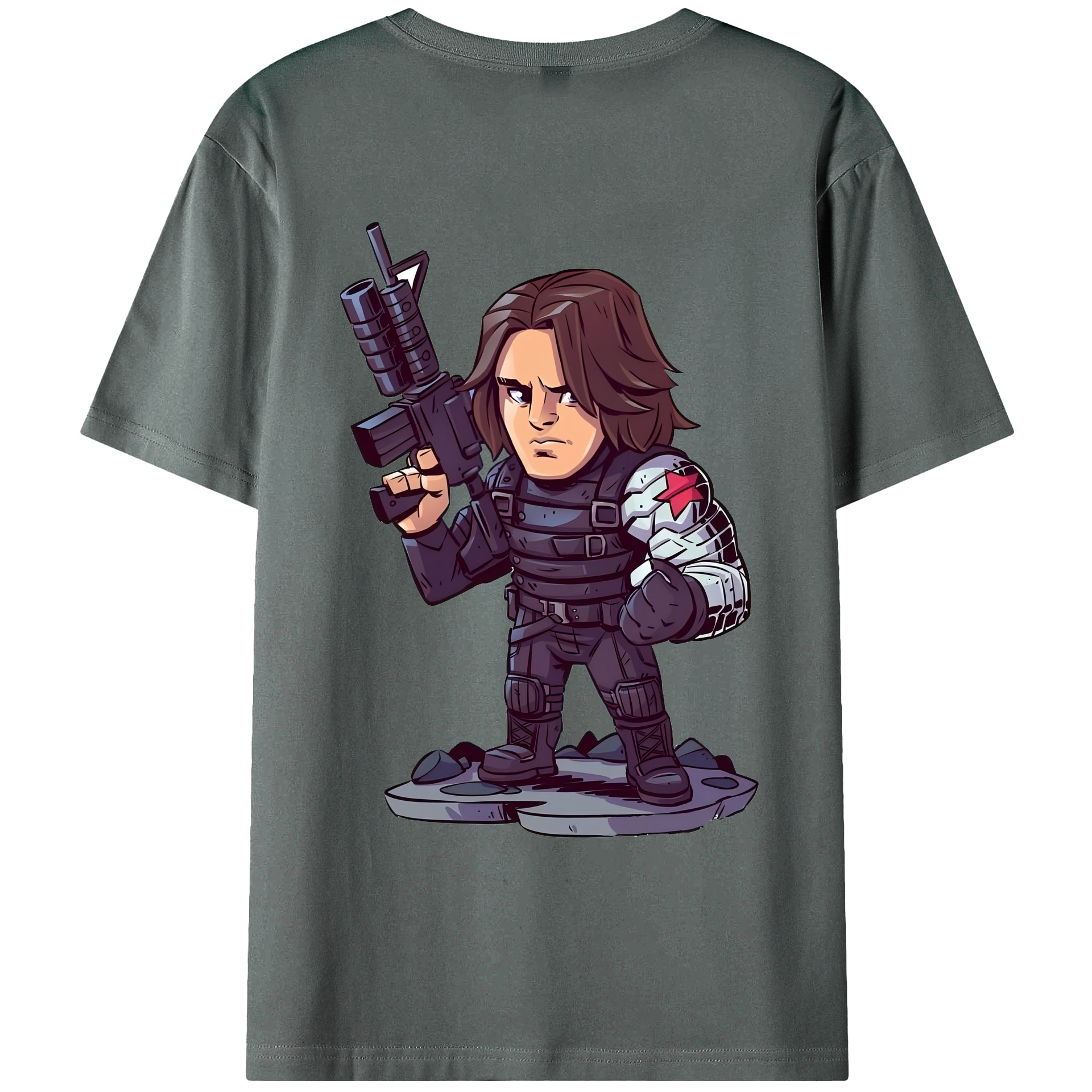 （画像用） アベンジャーズ The Avengers 綿100％ メンズ半袖Tシャツ（バックプリント） 通気性